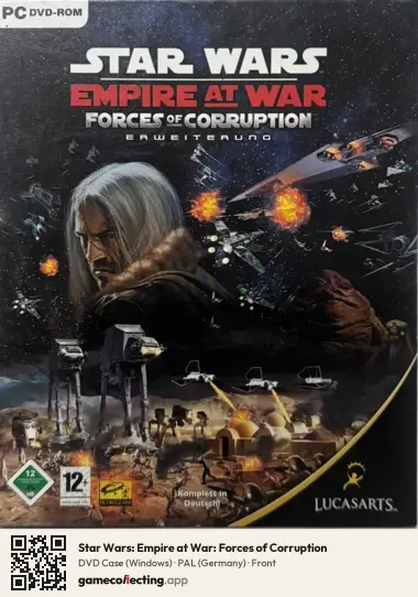 Star Wars: Empire at War: Forces of Corruption Computer, Germany box front