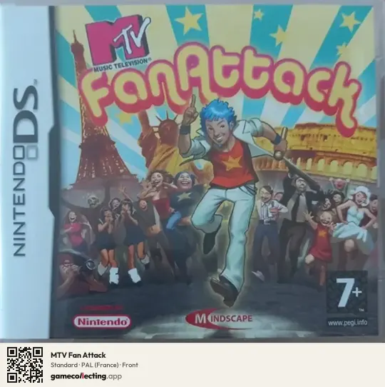 MTV Fan Attack Nintendo DS, France box front