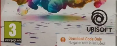 Just Dance 2019, the PEGI square on its front