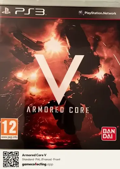 Armored Core V PlayStation 3, France box front