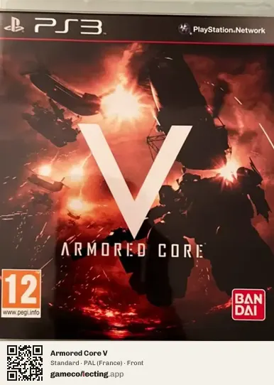 Armored Core V PlayStation 3, France box front
