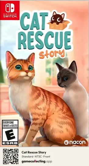 Cat Rescue Story Nintendo Switch, NTSC box front