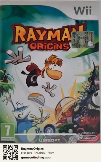 Rayman Origins Nintendo Wii, Italy box front