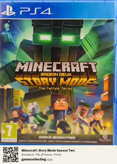 Minecraft: Story Mode Season Two PlayStation 4, France box front