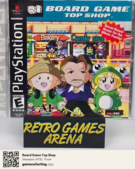 Board Game Top Shop PlayStation, NTSC box front