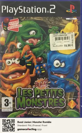 Buzz! Junior: Monster Rumble PlayStation 2, France box front