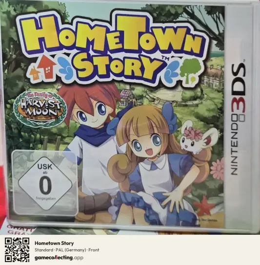Hometown Story Nintendo 3DS, Germany box front