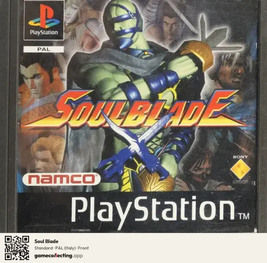 Soul Blade PlayStation, Italy box front