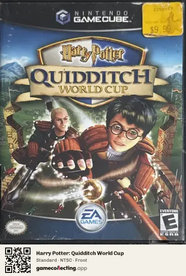 Harry Potter: Quidditch World Cup Nintendo GameCube, NTSC box front