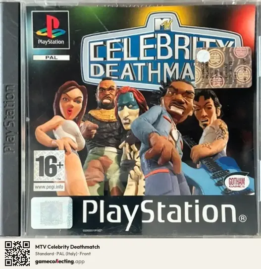 MTV Celebrity Deathmatch PlayStation, Italy box front