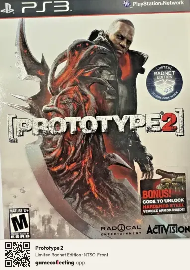 Prototype 2 PlayStation 3, NTSC box front