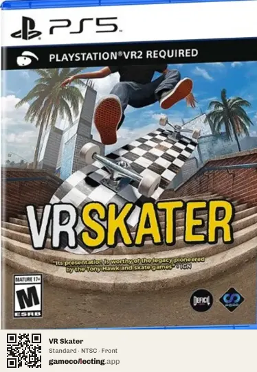 VR Skater PlayStation 5, NTSC box front