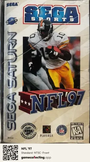 NFL '97 Sega Saturn, NTSC box front