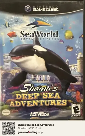 Shamu's Deep Sea Adventures Nintendo GameCube, NTSC box front