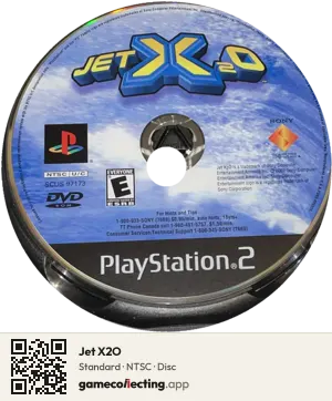 Jet X2O PlayStation 2, NTSC disc