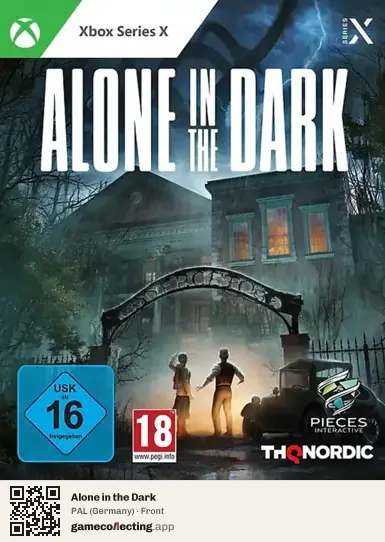 Alone in the Dark Xbox Series X, Germany box front