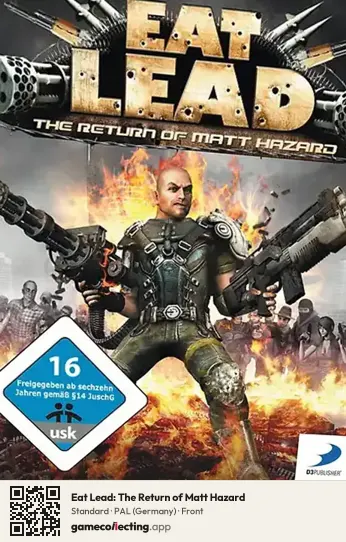 Eat Lead: The Return of Matt Hazard PlayStation 3, Germany box front