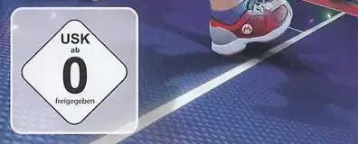Mario Tennis Aces, the USK square on its front