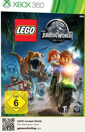 LEGO Jurassic World Xbox 360, Germany box front