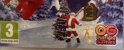 The Elf on the Shelf: Christmas Heroes, the PEGI square on its front
