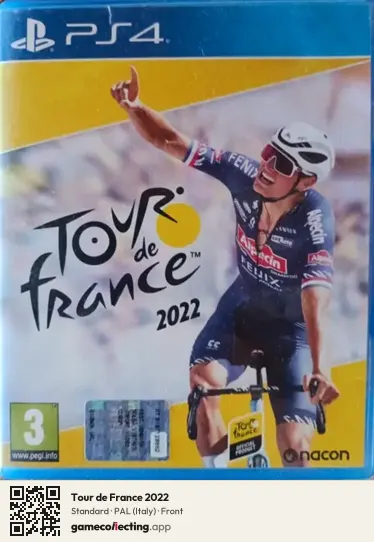 Tour de France 2022 PlayStation 4, Italy box front