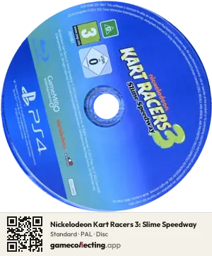 Nickelodeon Kart Racers 3: Slime Speedway PlayStation 4, PAL disc
