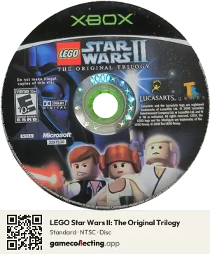 LEGO Star Wars II: The Original Trilogy Xbox, NTSC disc