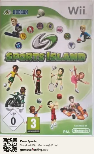 Deca Sports Nintendo Wii, Germany box front