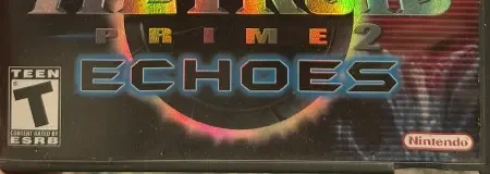 Metroid Prime 2: Echoes, the ESRB box on its front