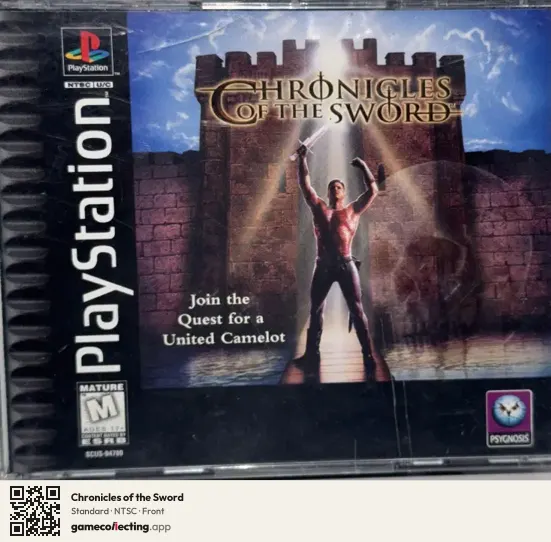 Chronicles of the Sword PlayStation, NTSC box front