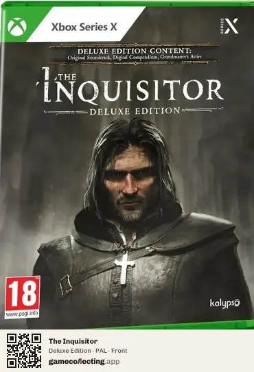 The Inquisitor Xbox Series X, PAL box front