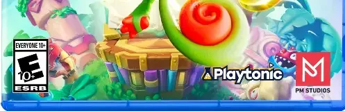 Yooka-Replaylee, the ESRB box on its front