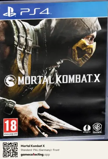 Mortal Kombat X PlayStation 4, Germany box front