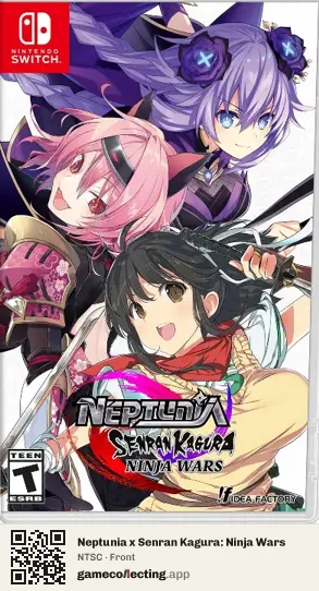Neptunia x Senran Kagura: Ninja Wars Nintendo Switch, NTSC box front