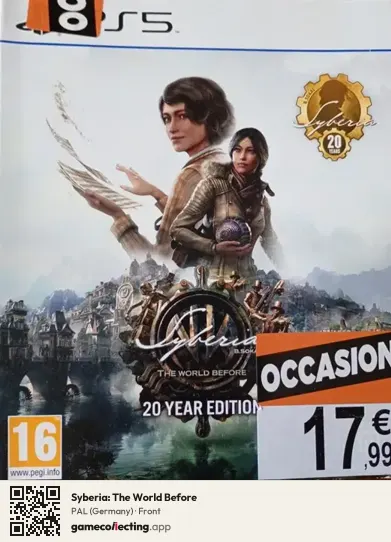 Syberia: The World Before PlayStation 5, Germany box front