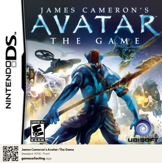 James Cameron's Avatar: The Game Nintendo DS, NTSC box front