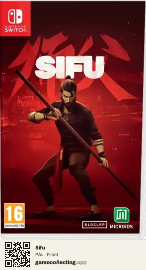 Sifu Nintendo Switch, PAL box front