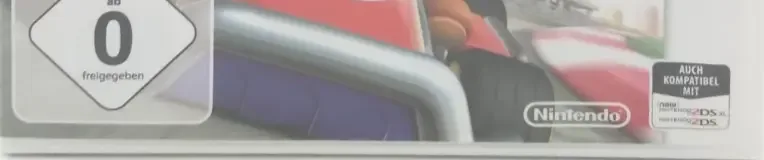 Mario Kart 7, the USK square on its front