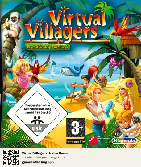 Virtual Villagers: A New Home Nintendo DS, Germany box front