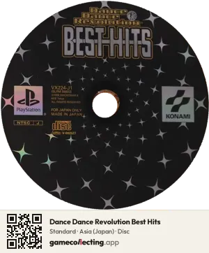 Dance Dance Revolution Best Hits PlayStation, Asia disc