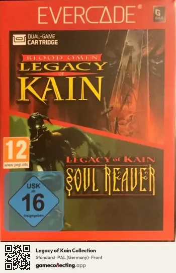 Legacy of Kain Collection Evercade, Germany box front