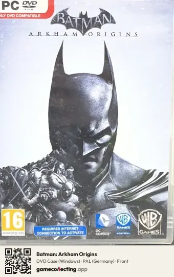 Batman: Arkham Origins Computer, Germany box front