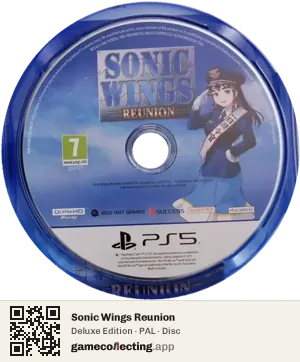 Sonic Wings Reunion PlayStation 5, PAL disc