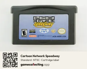 Cartoon Network Speedway Game Boy Advance, NTSC cartridge label