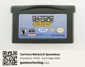Cartoon Network Speedway Game Boy Advance, NTSC cartridge label