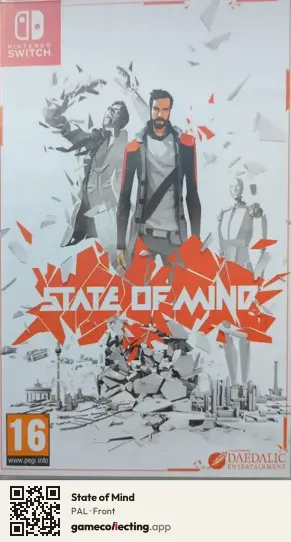 State of Mind Nintendo Switch, PAL box front