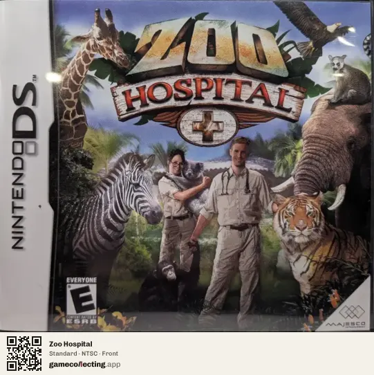 Zoo Hospital Nintendo DS, NTSC box front