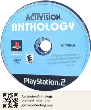 Activision Anthology PlayStation 2, NTSC disc