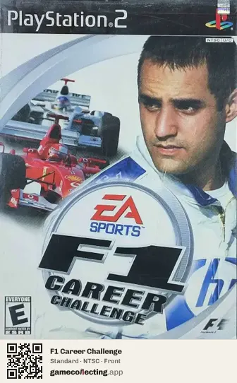 F1 Career Challenge PlayStation 2, NTSC box front