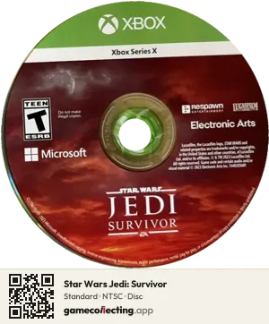 Star Wars Jedi: Survivor Xbox Series X, NTSC disc